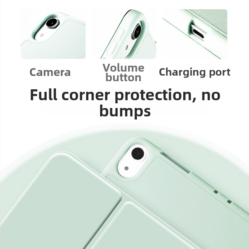 iPad aizsargs vāciņš - mākslīgā āda, pret kritienu, miega funkcija, Apple iPad