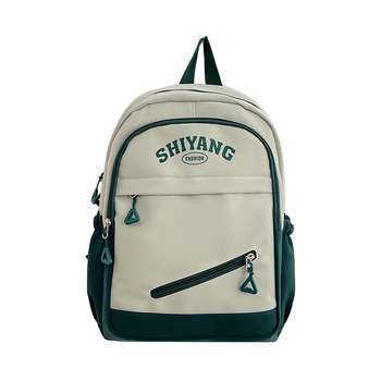 Детска раница от нейлон, унисекс, за училище, с въздушни презрамки, капацитет под 20 л