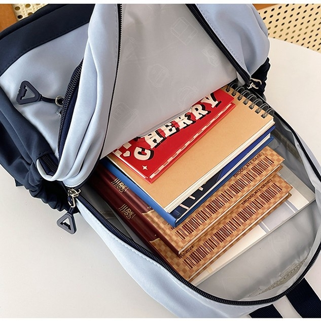 Детска раница от нейлон, унисекс, за училище, с въздушни презрамки, капацитет под 20 л