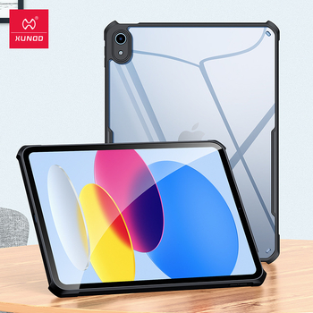 Ultra-plāna iPad aizsargkārta ar caurspīdīgu aizmuguri, četrstūru gaisa spilveni pret kritieniem, izturīgs pret triecieniem un nodilumu, ar auklas caurumu