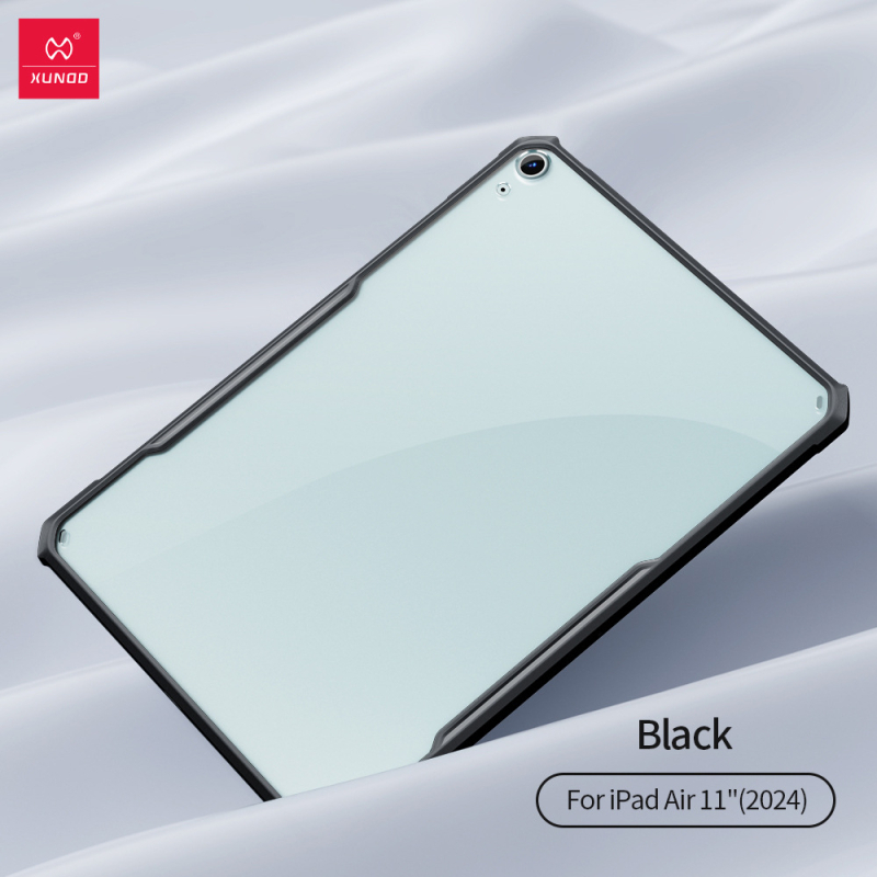 Carcasă protectie pentru iPad Air din TPU+PC – anti-cadere, disipare a căldurii, embosare, design semi-deschis simplu, compatibilă cu A16