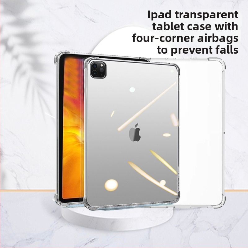 Carcasă TPU transparentă pentru iPad mini, cu strat din silicon