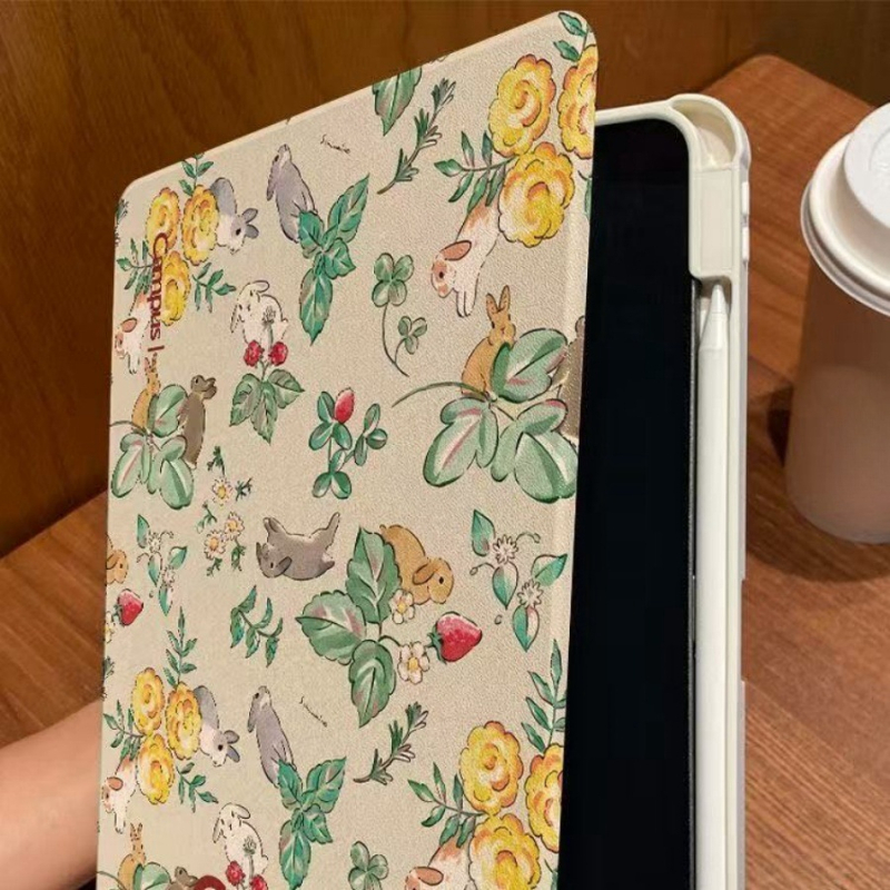 Husa pentru tabletă cu mecanism rotativ, desen animat cu pisică, TPU, compatibilă cu iPad Air 4/5 și iPad Pro 10.9/9.7/8. generație