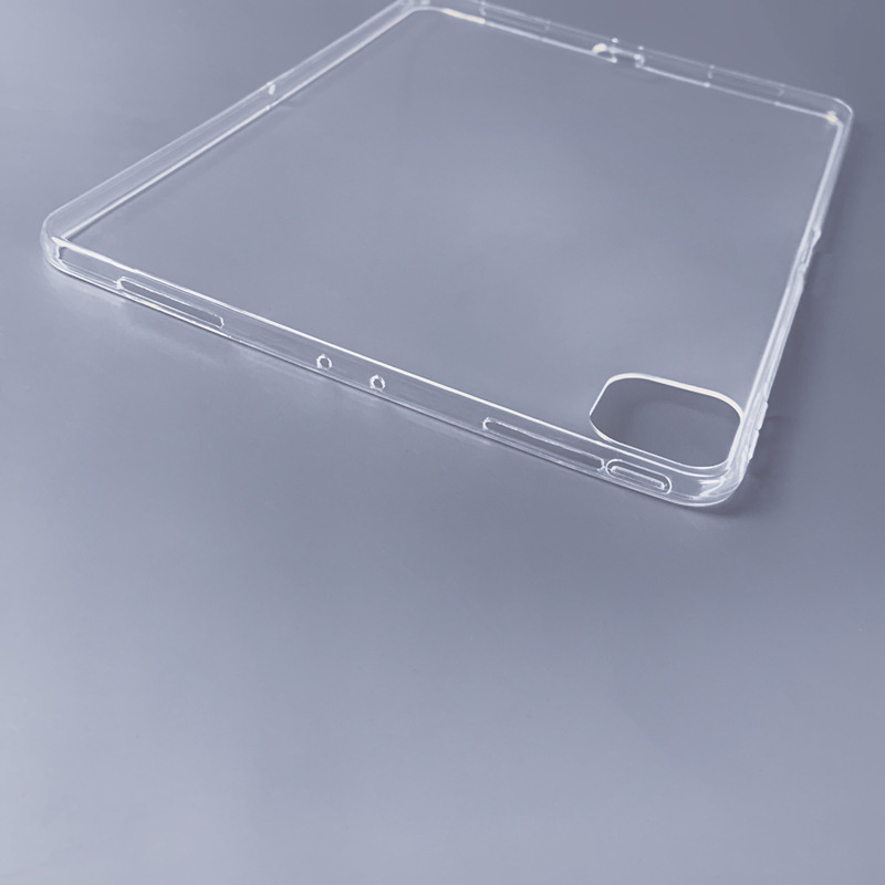 TPU защитен калъф за Apple iPad Pro и iPad Air — висока прозрачност, плосък дизайн, горещо пресована повърхност