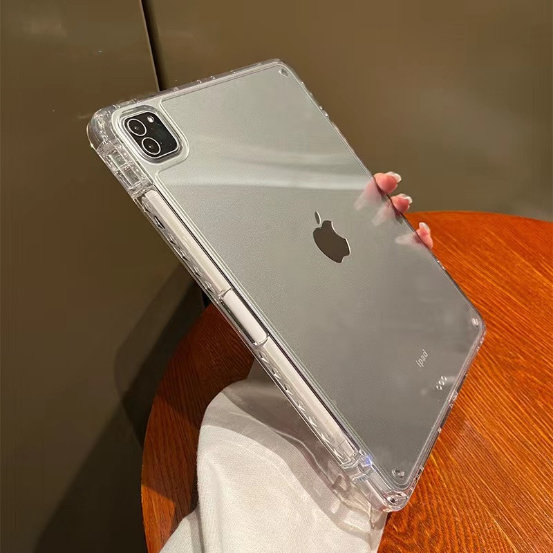 Πλήρες ακρυλικό προστατευτικό κάλυμμα για iPad Pro - αντι-δακτυλικά αποτυπώματα, ανθεκτικό σε πτώσεις, απαγωγή θερμότητας, μινιμαλιστικό σχέδιο