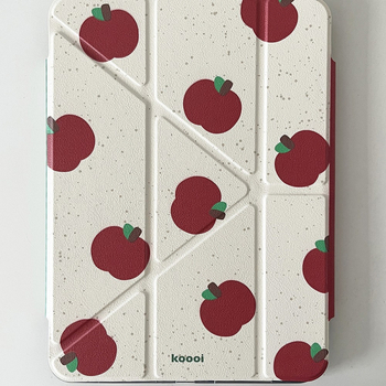 Carcasă de protecție pentru tabletă iPad – TPU, imprimeu, stil portabil desen animat, funcție de repaus susținută