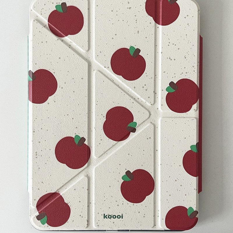 Carcasă de protecție pentru tabletă iPad – TPU, imprimeu, stil portabil desen animat, funcție de repaus susținută