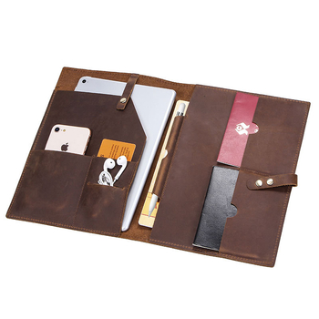 Husă din piele pentru iPad Pro și iPad Air (a 3-a generație) – Piele naturală, anti-cădere, realizată manual, personalizare disponibilă