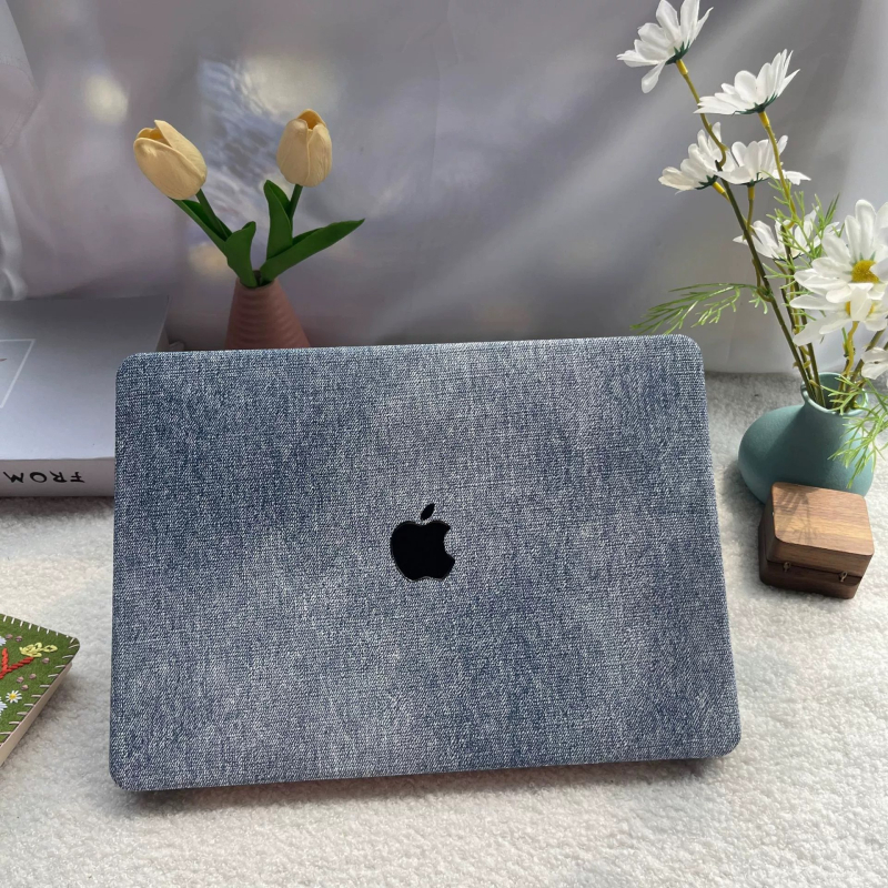 Zaštitni kućište za MacBook Pro i MacBook Air – denim uzorak, PU umjetna koža