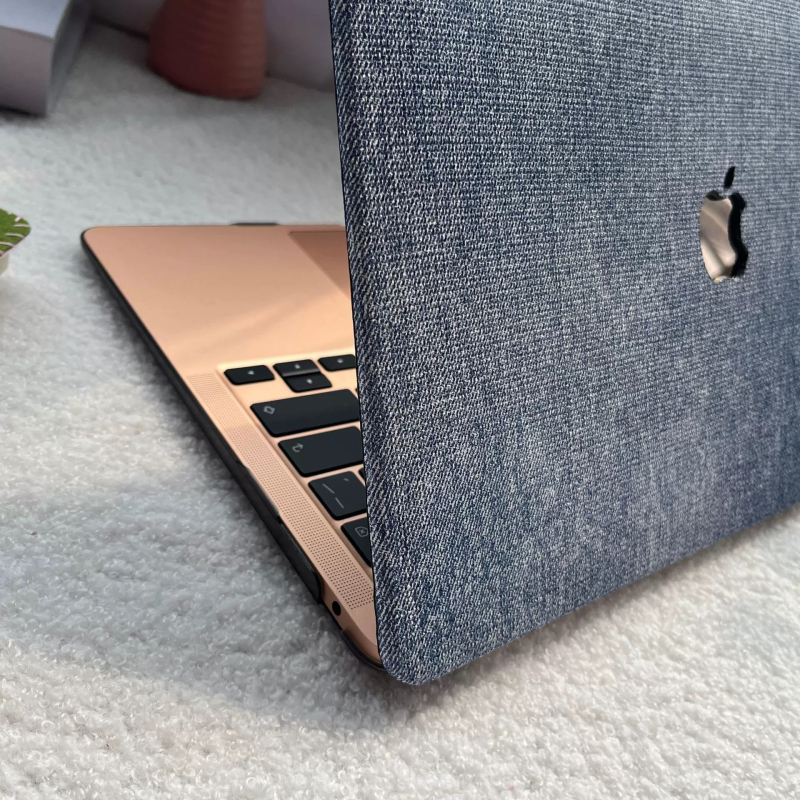 Zaštitni kućište za MacBook Pro i MacBook Air – denim uzorak, PU umjetna koža