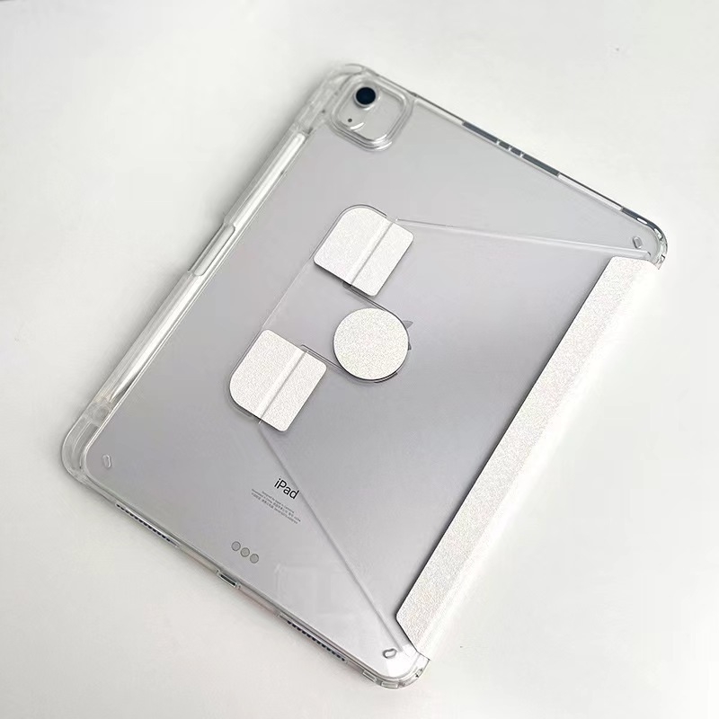 Prozirno akrilno kućište za iPad s džepom za olovku 12,9 inča; magnetsko prozirno kućiste za 10,5 inča