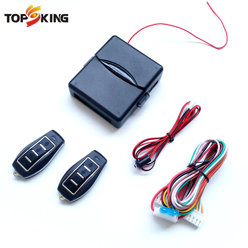 Bezatslēgas auto centrālais slēdzis — 12V motors, 12V barošana, attālināta bagāžas atvēršana, mirgojošas pagrieziena gaismas