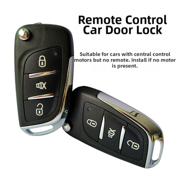 Automašīnas durvju tālvvadības pults ar bezatslēgas piekļuvi, universāla centrālā aizvēršanas sistēma, 12V