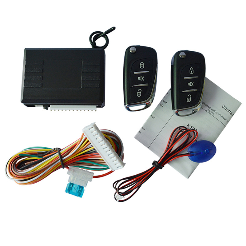 Automašīnas durvju tālvvadības pults ar bezatslēgas piekļuvi, universāla centrālā aizvēršanas sistēma, 12V