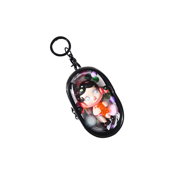 Bubble Mart prozirna PVC viseća torbica za mini figurice 10 cm – izlaganje i skladištenje u blind box, prilagodljivo