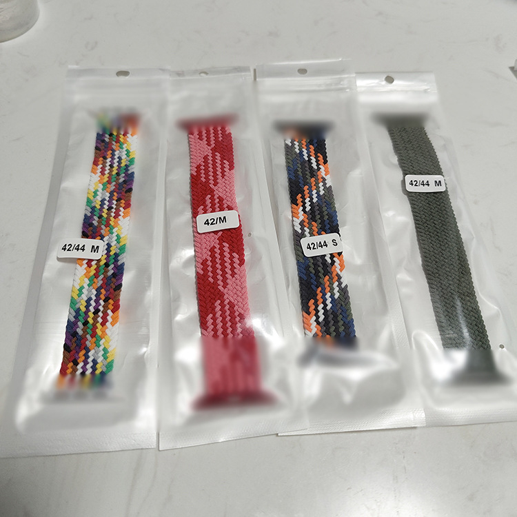Tkana duga narukvica za Apple Watch, pleteni materijal, moderan stil, kompatibilno s Apple Watch
