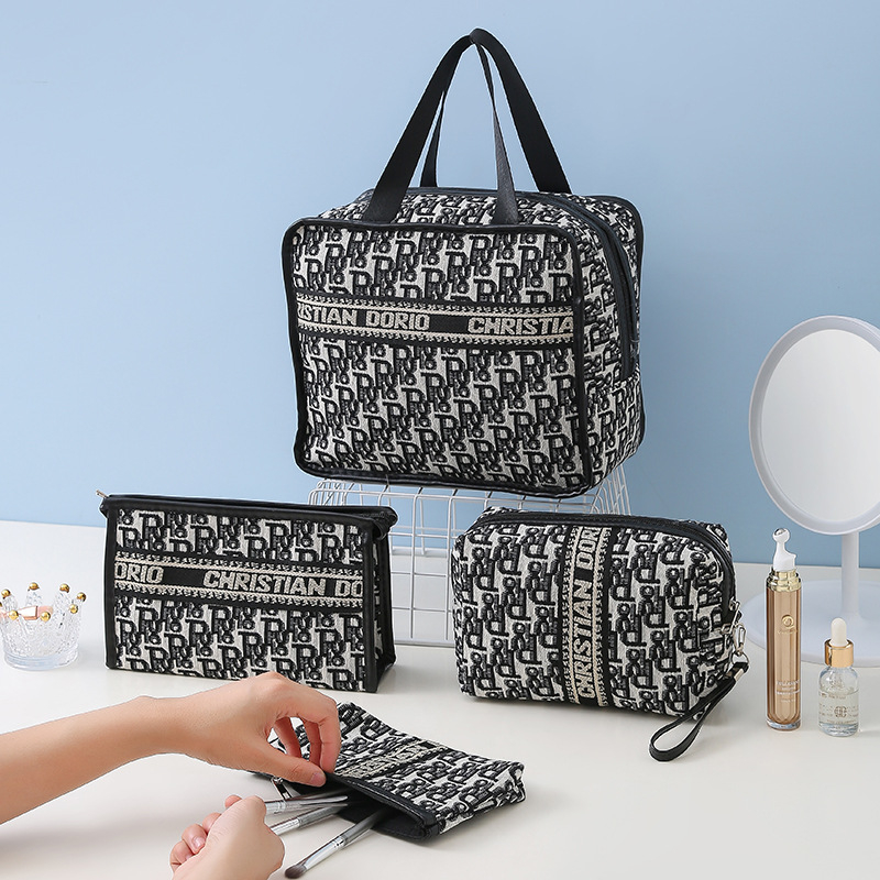 Kozmetička torbica od jacquard tkanine, višenamjenska, lagani luksuzni stil, pogodna za putovanja, model 2022042200101