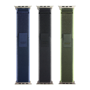 Najlonski pleteni remen za Apple Watch sa Velcro kopčom – sportski stil, kompatibilan s 20 mm i 22 mm sučeljem