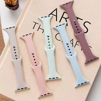 Silikonska narukvica za Apple Watch, kompatibilna sa Series 1–11, Ultra 1–3 i SE3, s kopčom na klik