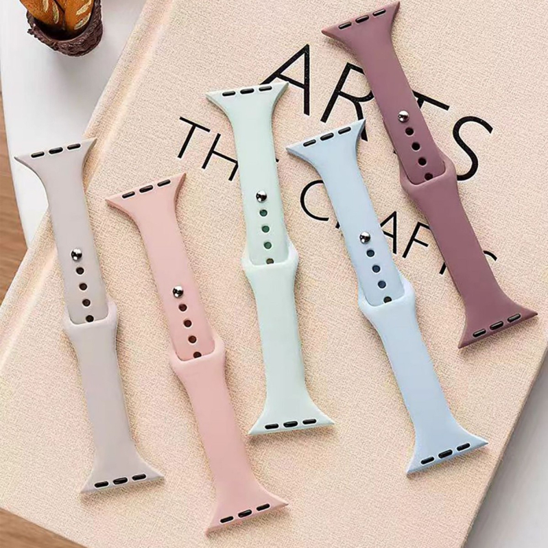 Silikonska narukvica za Apple Watch, kompatibilna sa Series 1–11, Ultra 1–3 i SE3, s kopčom na klik