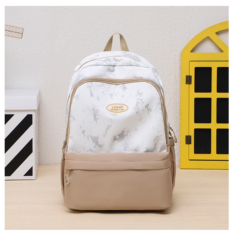 Σακίδιο πλάτης σε ιαπωνικό INS στυλ με χαριτωμένο κοριτσίστικο σχέδιο, ultra-ελαφρύ νάιλον, μοτίβο με γράμματα, επένδυση πολυεστέρα, street style για σχολείο