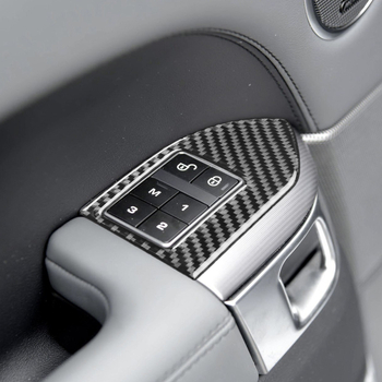 Karbon-fiber unutarnje naljepnice za interijer automobila: ploča instrumenta, središnja konzola, volan i unutarnji panel vrata; ljepilo za ugradnju; prilagodljivo; ispis logotipa