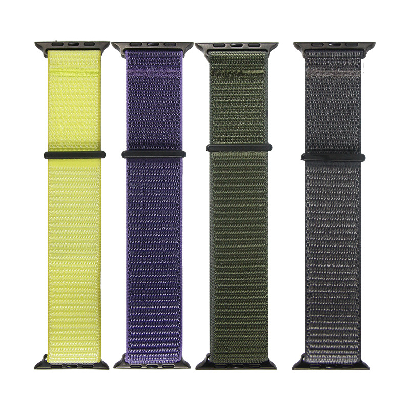 Najlonski tkaninski sportski remen s Velcro za Apple Watch (38–49 mm), širina 20/22 mm.