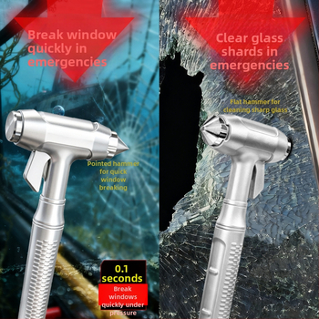 Automobilio saugos plaktukas, aliuminio lydinys, 0,2 kg, pritaikomas