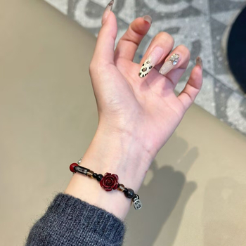 Μεταλλικό λουράκι με χάντρες για Xiaomi Mi Band 9 Pro / 8 Pro με αγκράφα