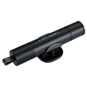 Σφυρί Ασφαλείας Αυτοκινήτου με Θραύστη Παραθύρου και Κοπτικό Ζώνης Ασφαλείας, Αλουμινίου Κράμα, 0,2 kg, Shore Wood, Προσαρμογή Διαθέσιμη