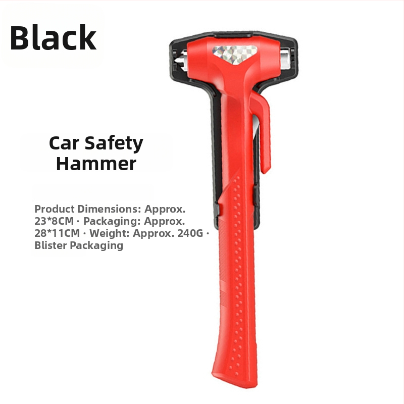 Zhongheng Automobilio lango laužimo plaktukas – Gelbėjimo Įrankis, ABS + Metalas, 210 g, Kilmė Zhejiang, Licencijuotas Privatus Ženklas