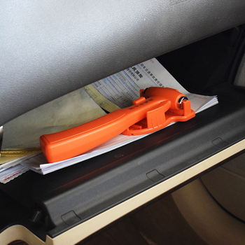 Shun Wei SD-3501 s nosačem – višenamjenski sigurnosni čekić za automobil: razbijač stakla, alat za nužni izlaz, ABS + Rockwell 65 čelični, težina 250 g