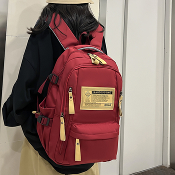 Σακίδιο για μαθητές και φοιτητές, Αστικός μινιμαλισμός (Σύνθετο ύφασμα; Κυρτός ιμάντας ώμου; Διαπνέον; Επέκταση; Πολυεστερική επένδυση)