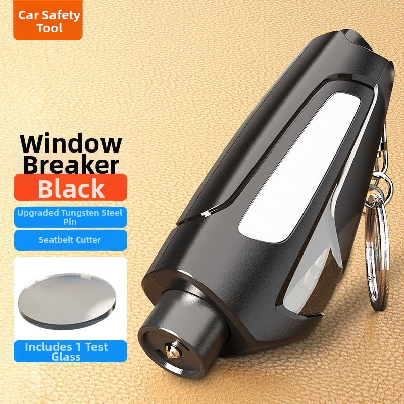 Автомобилен чук за разбиване на прозорци и нож за разрязване на предпазен колан – аварийно бягство, многофункционално средство за сигурност