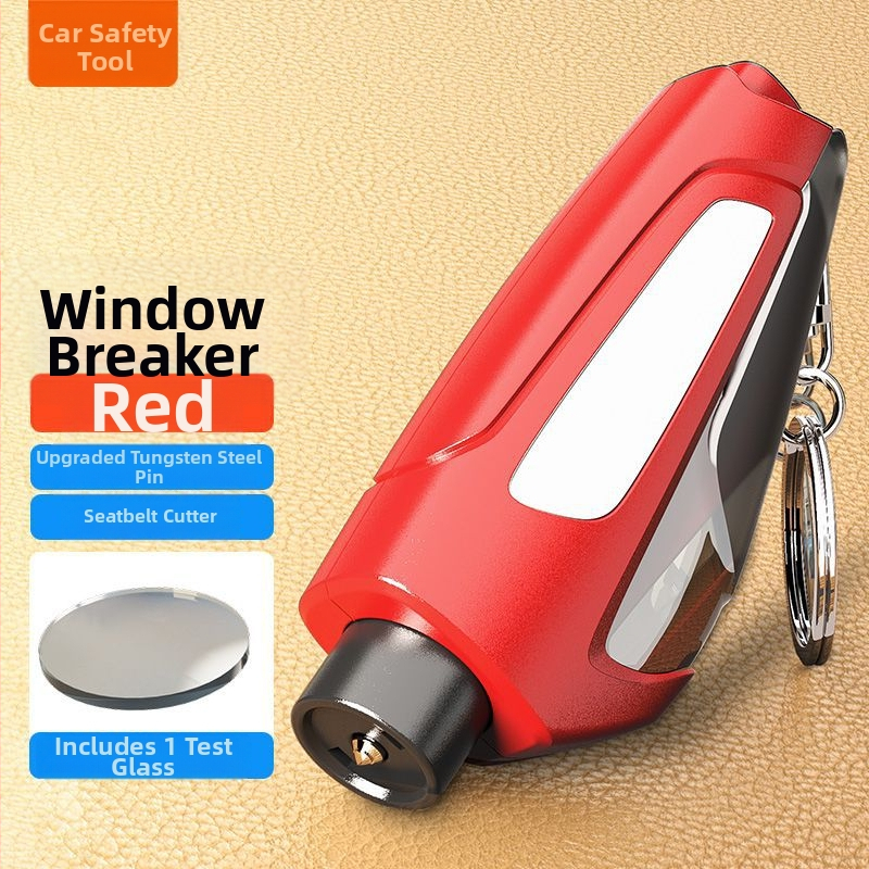 Автомобилен чук за разбиване на прозорци и нож за разрязване на предпазен колан – аварийно бягство, многофункционално средство за сигурност