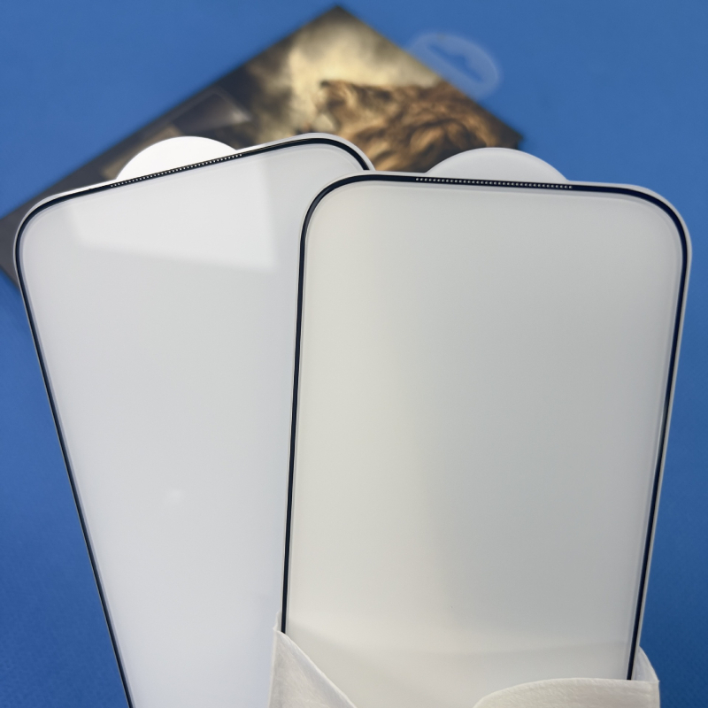 Protecție ecran față din sticla temperată pentru iPhone 17 — HD, Anti-amprente, Rezistent la căderi, Acoperire completă, Auto-reparare