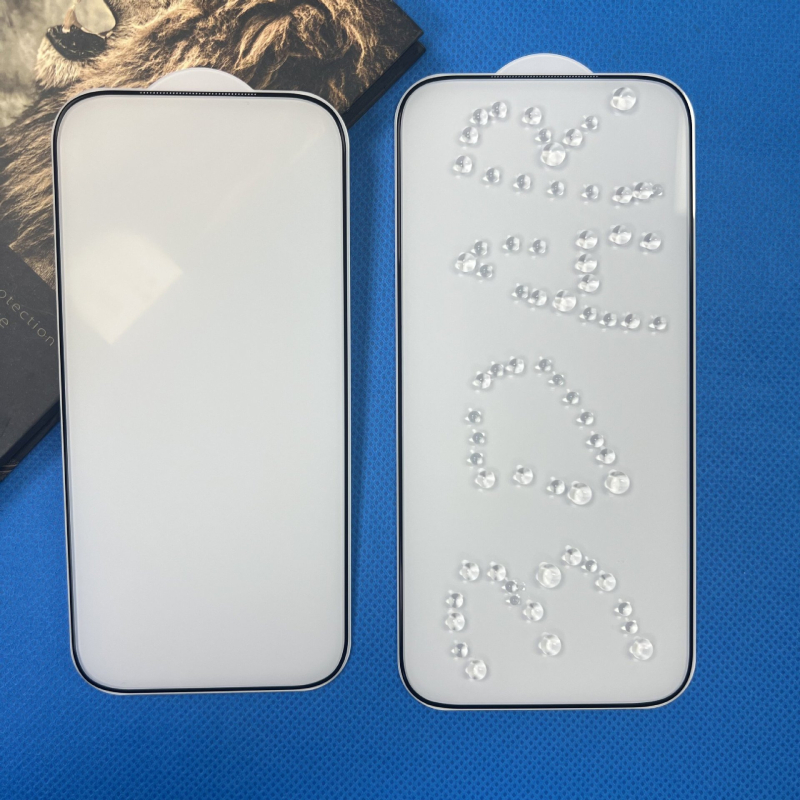 Protecție ecran față din sticla temperată pentru iPhone 17 — HD, Anti-amprente, Rezistent la căderi, Acoperire completă, Auto-reparare