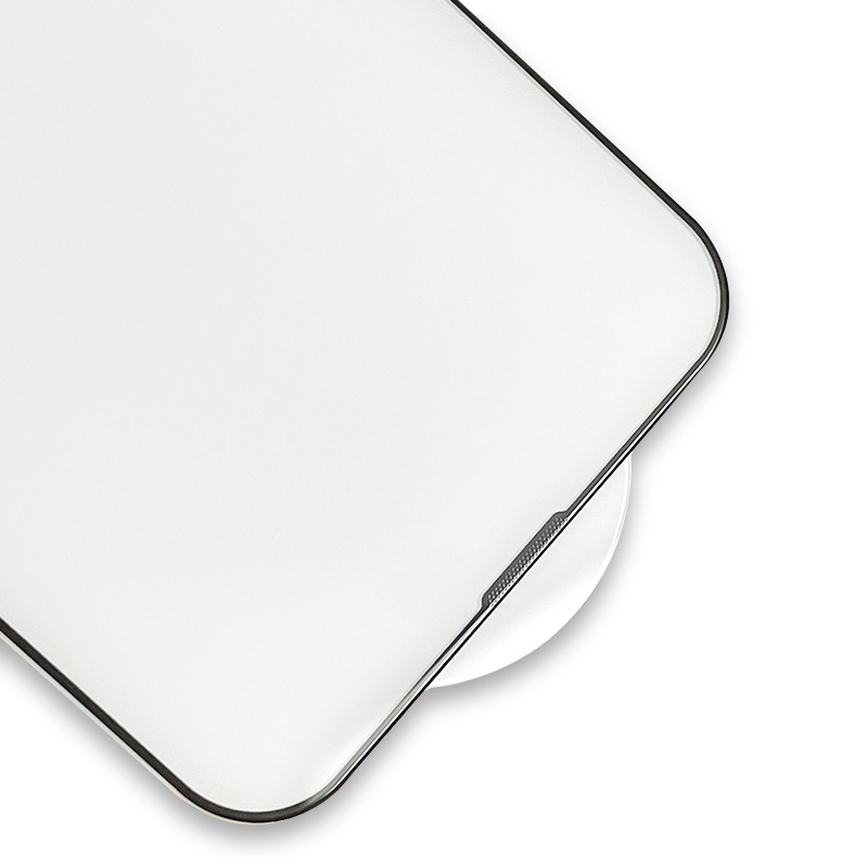 Kaljeno staklo zaslona za Apple 16, filtr prašine za slušalicu, potpuno prekrivanje s crnim rubom, Corning staklo, otporno na eksploziju