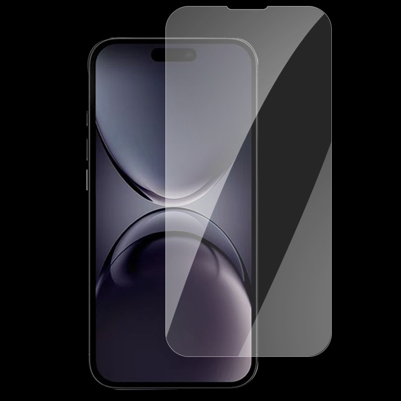 Закален протектор за екран за iPhone 16 Pro, ултра тънък, HD прозрачен, преден протектор, прахоустойчив, анти отпечатък, удароустойчив