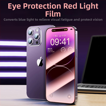 Ochranný kryt obrazovky z tvrdeného skla pre iPhone — plná ochrana displeja, proti modrému svetlu, proti otlačkom prstov, odolný voči pádom