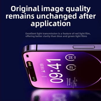 Ochranný kryt obrazovky z tvrdeného skla pre iPhone — plná ochrana displeja, proti modrému svetlu, proti otlačkom prstov, odolný voči pádom