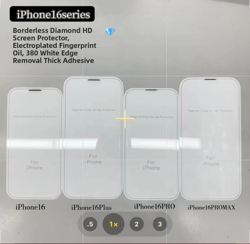 Kalene sklo ochranný štít pre iPhone16 Pro Max — predný displej, plná obrazovka, HD, antiotlačky prstov, odolné voči pádom