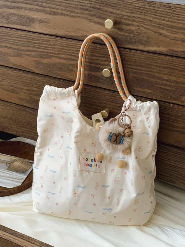 Do&thin tote táska, városi minimalist stílus, vászon anyag, függőleges négyszög alak, poliészter bélés