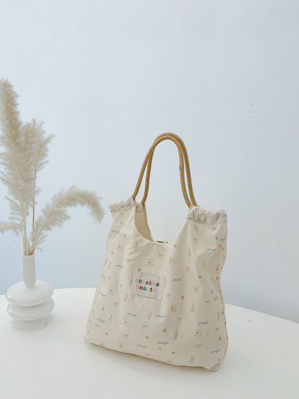 Do&thin tote táska, városi minimalist stílus, vászon anyag, függőleges négyszög alak, poliészter bélés