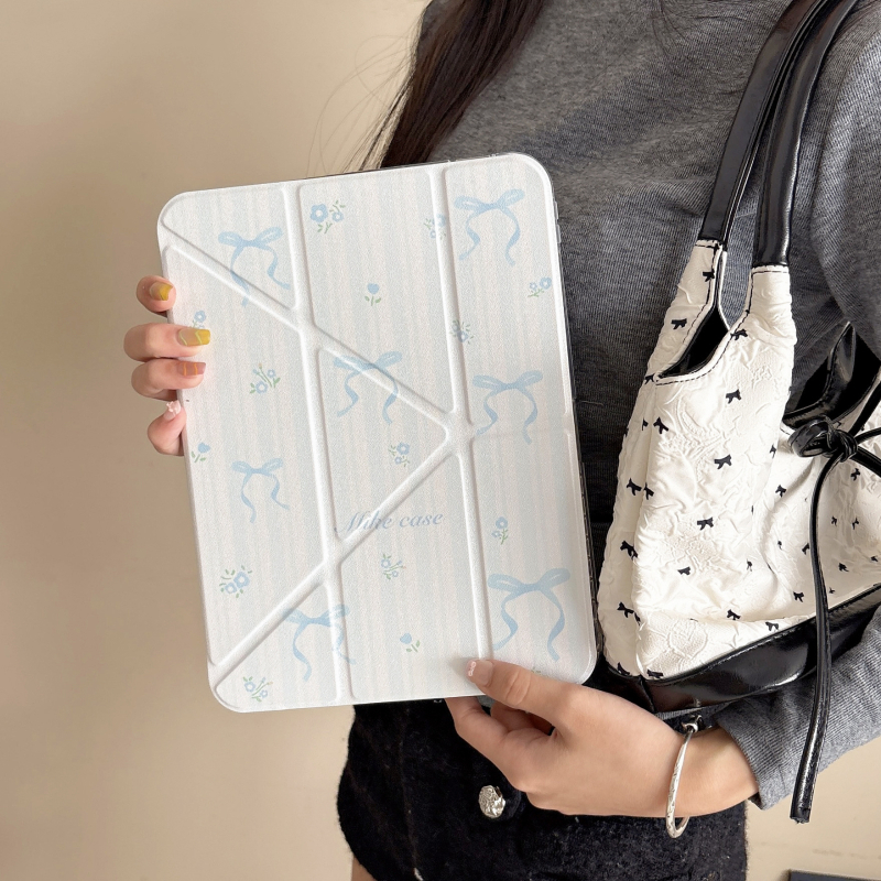 TPU iPad védőtok domborított dizájnnal, ütésálló, alvó funkció támogatott, tollhely