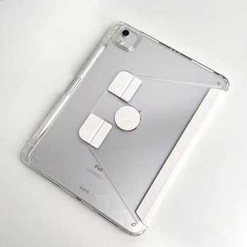 Zaštitna maska za iPad Air 4/5 — akrilni dvostruki kućište s utorom za olovku, magnetsko pričvršćivanje, otporno na udarce, prozirno