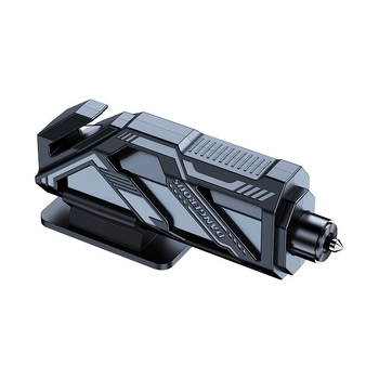 Automobilski sigurnosni čekić s rezačem sigurnosnog pojasa – Višenamjenski mini prenosni alat za nuždu, PC+ABS materijal, Težina 0,2 kg