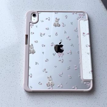 Carcasă pentru iPad Pro 11 inch – design Smashed Flower Rabbit, material PC, IP model, gravură