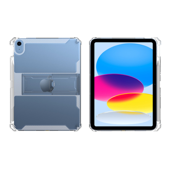 Carcasă de protecție pentru iPad cu slot pentru stylus, Material PC, suprafață embosată, protecție la cădere, anti-amprentă
