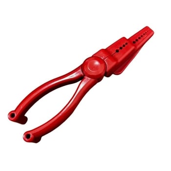 Hegyes orrú szögfogó fogó, biztonsági kézvédővel – ABS műanyagból, használható vágógépekkel